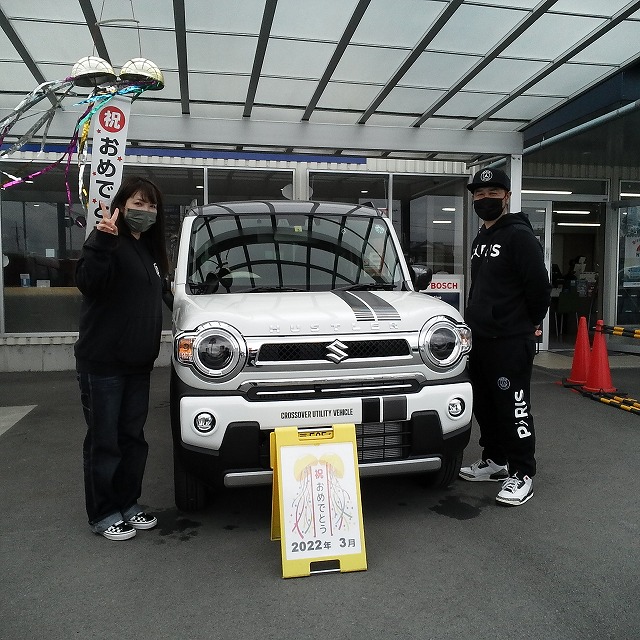 新車を購入されたお客様